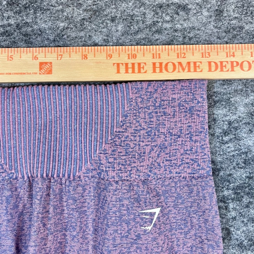 Gymshark Seamless Leggings Womens XS (2-4) Pink Purple High Waisted Yoga Gym - Picture 10 of 11